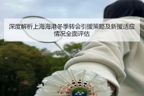 深度解析上海海港冬季转会引援策略及新援适应情况全面评估（Bwin sports）